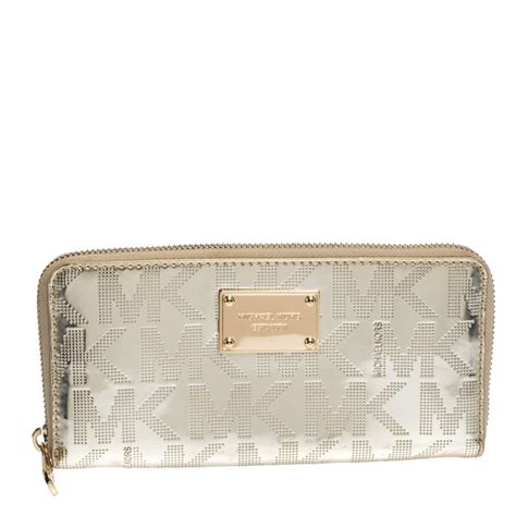 michael kors wallet maya metallic|michael kors wallet discount.